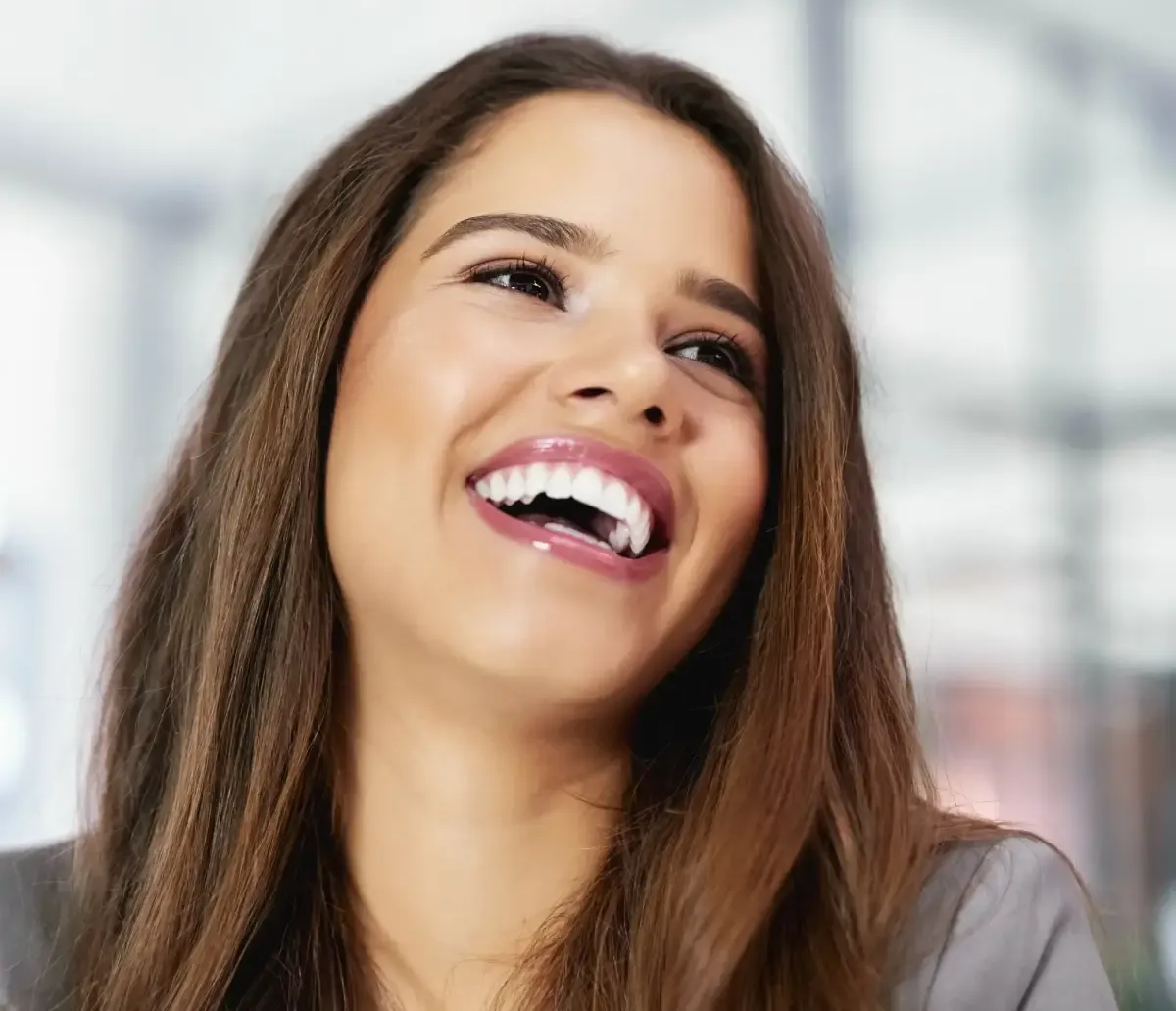 A smiling Skyview Dental patient