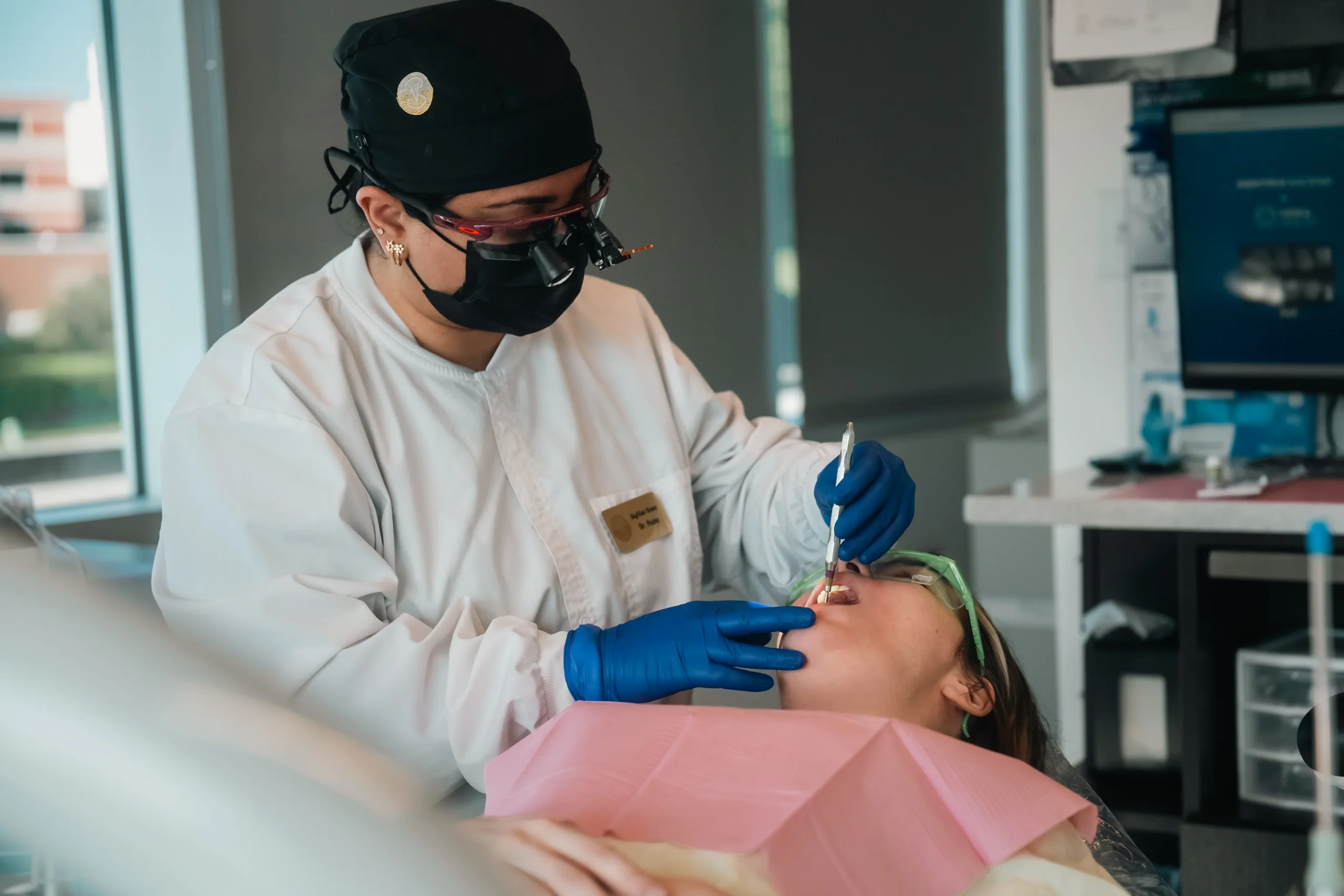 Advanced dental equipment used for same-day treatments.